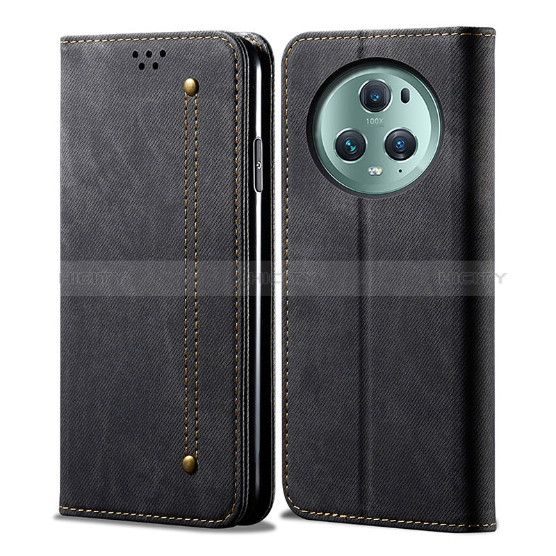 Funda de pano Cartera con Soporte para Huawei Honor Magic5 Pro 5G