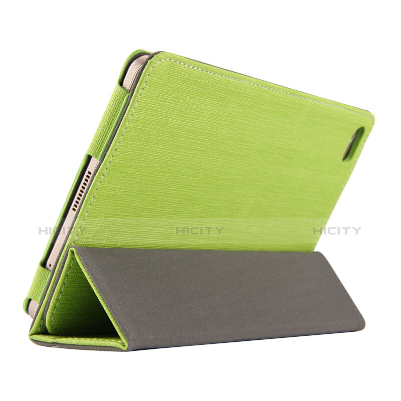 Funda de pano Cartera con Soporte para Huawei Mediapad M2 8 M2-801w M2-803L M2-802L Verde