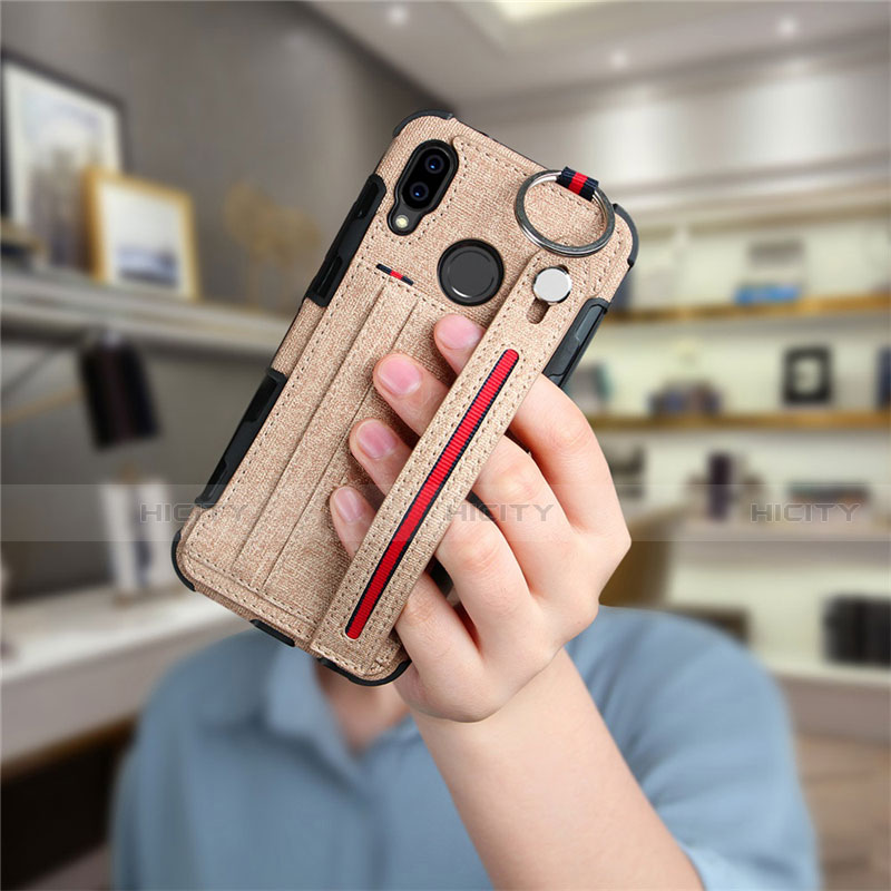 Funda de pano Cartera con Soporte para Huawei P20 Lite