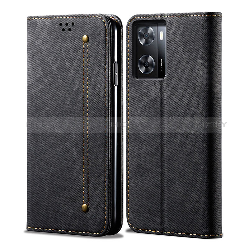 Funda de pano Cartera con Soporte para Oppo A77 5G