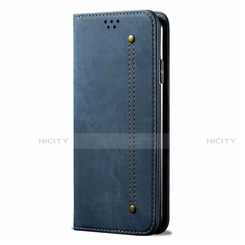 Funda de pano Cartera con Soporte para Realme 5 Pro Azul