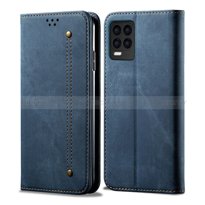 Funda de pano Cartera con Soporte para Realme 8 4G