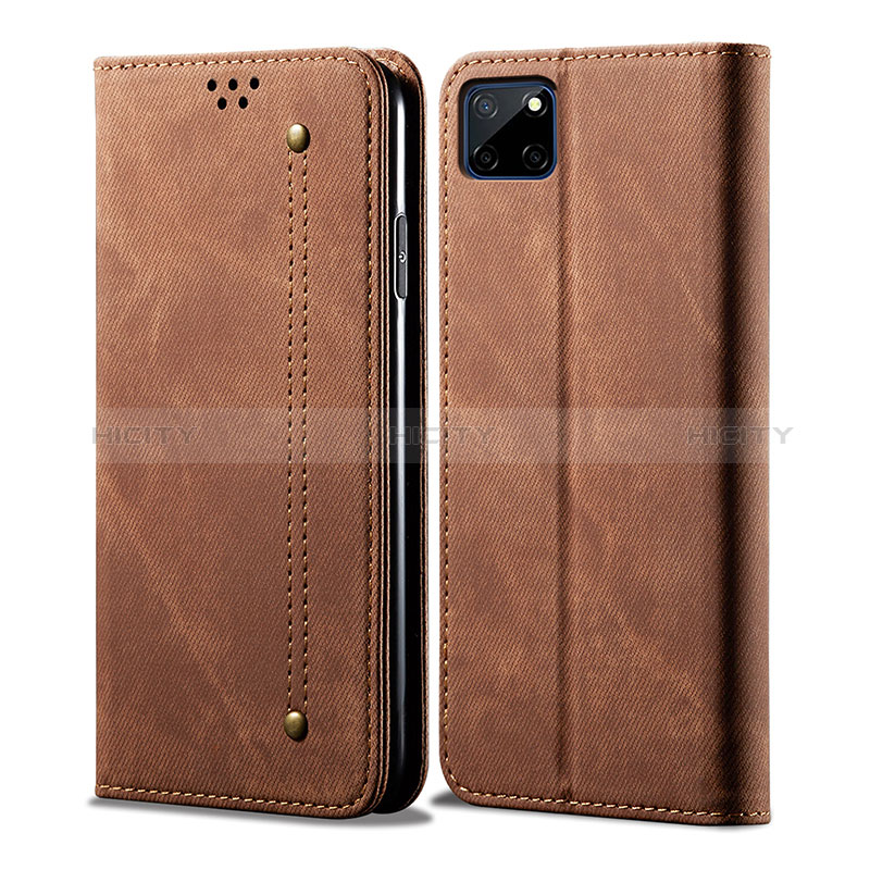 Funda de pano Cartera con Soporte para Realme C21Y