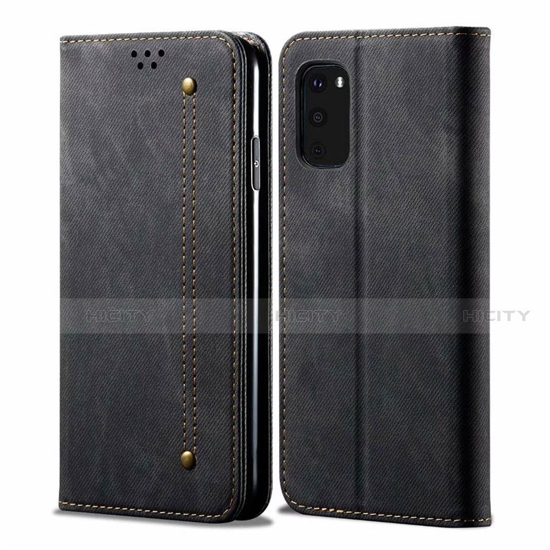 Funda de pano Cartera con Soporte para Samsung Galaxy S20 FE 5G Negro