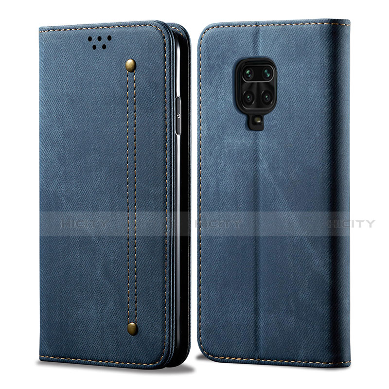 Funda de pano Cartera con Soporte para Xiaomi Poco M2 Pro Azul