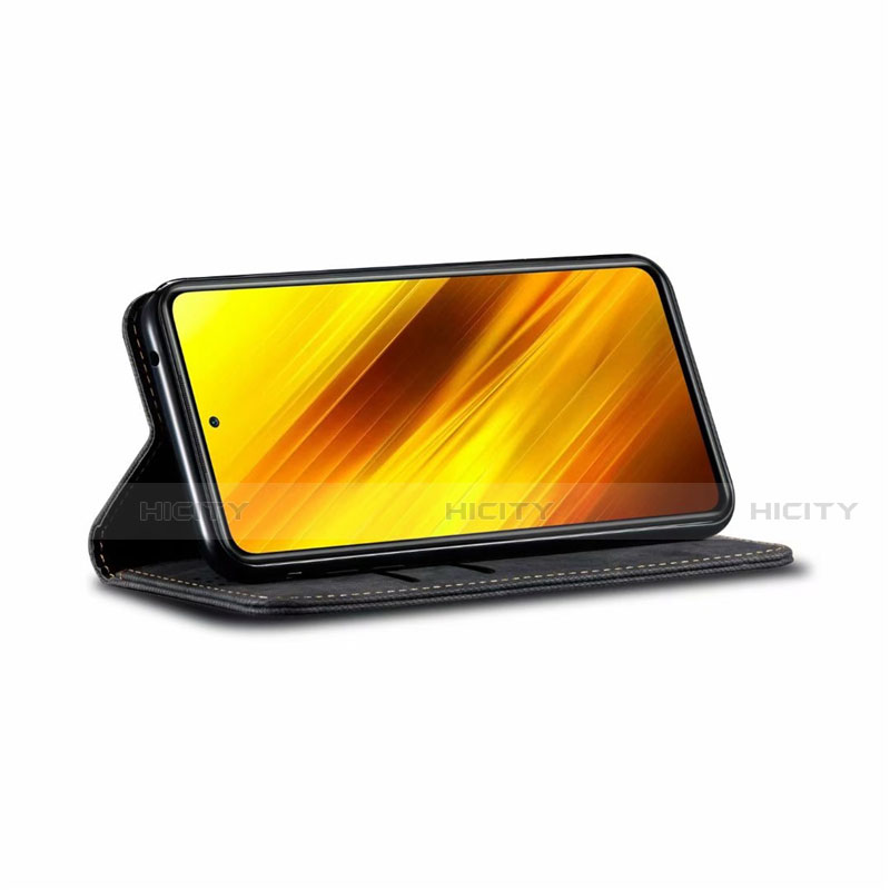 Funda de pano Cartera con Soporte para Xiaomi Poco X3