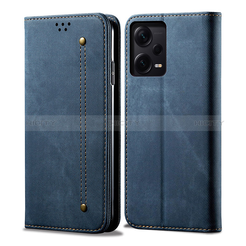 Funda de pano Cartera con Soporte para Xiaomi Redmi Note 12 Pro+ Plus 5G