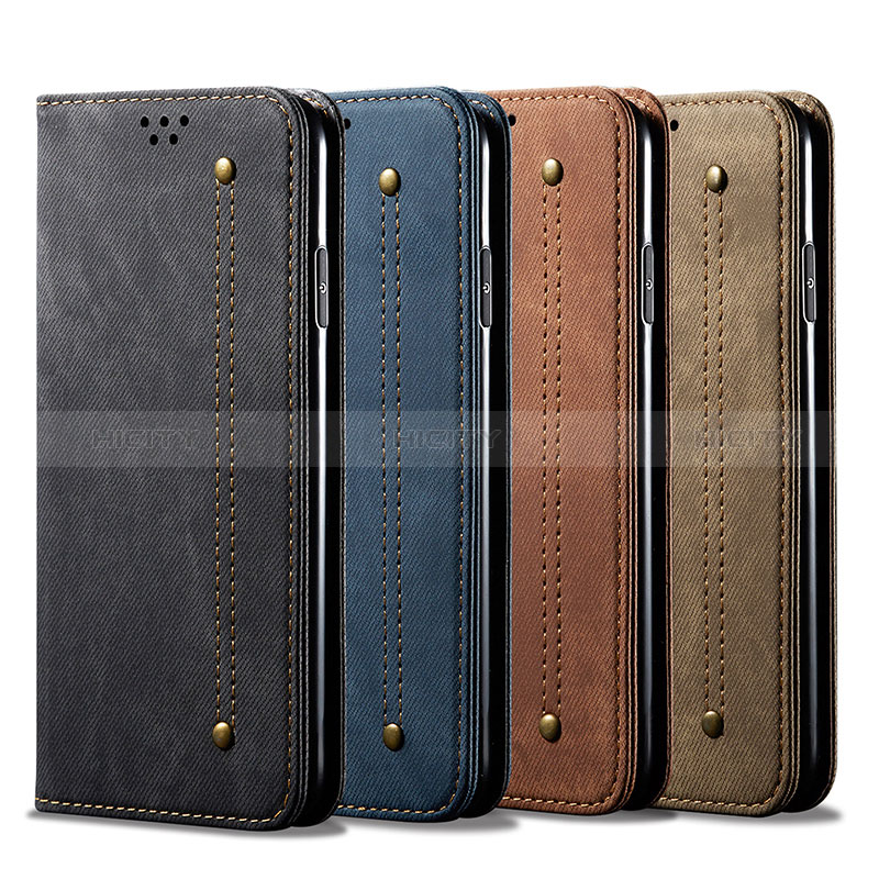 Funda de pano Cartera con Soporte para Xiaomi Redmi Note 9 4G