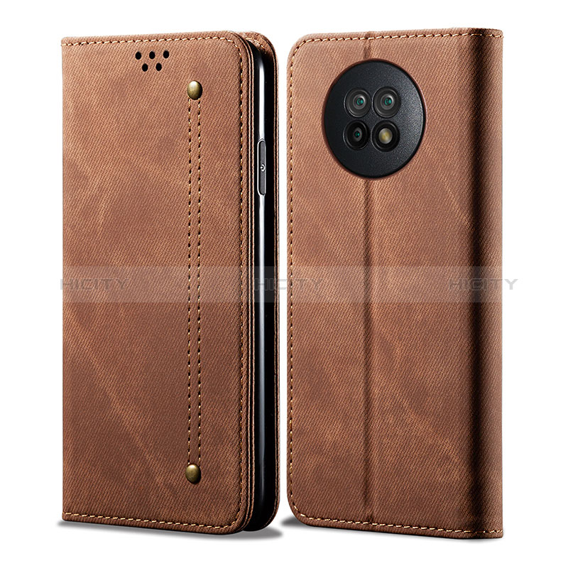 Funda de pano Cartera con Soporte para Xiaomi Redmi Note 9T 5G