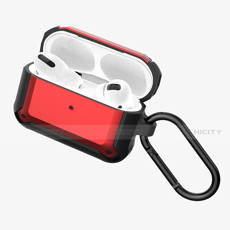 Funda de Silicona con Mosqueton Enchufe para AirPods Pro Carcasa de Carga C03