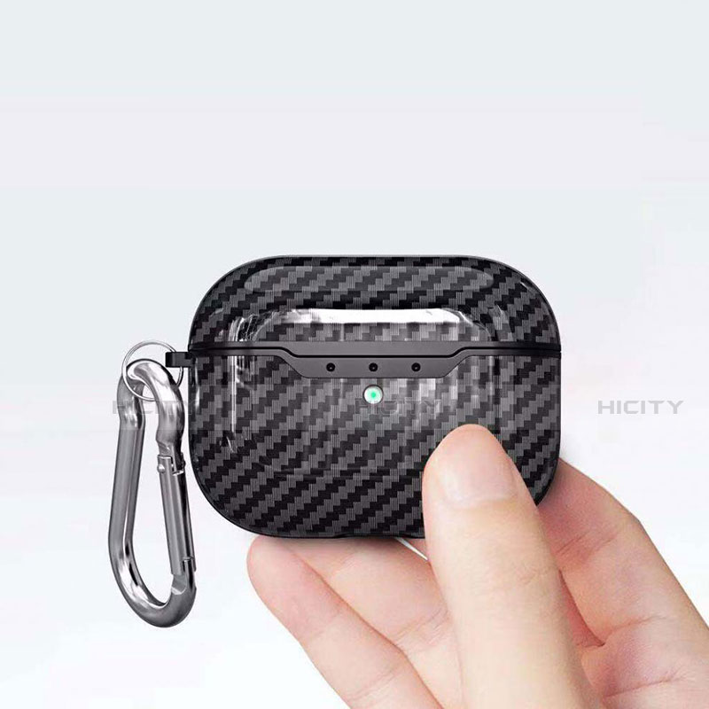 Funda de Silicona con Mosqueton Enchufe para AirPods Pro Carcasa de Carga C05