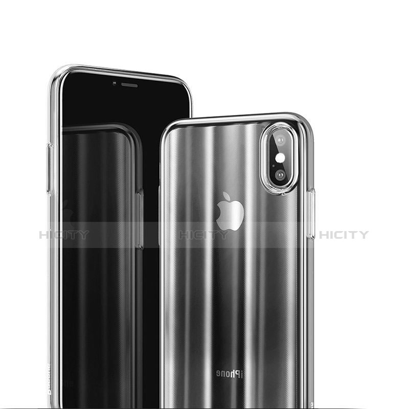 Funda Dura Cristal Plastico Rigida Transparente H01 para Apple iPhone Xs Max Claro