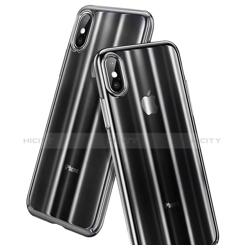 Funda Dura Cristal Plastico Rigida Transparente H01 para Apple iPhone Xs Max Claro