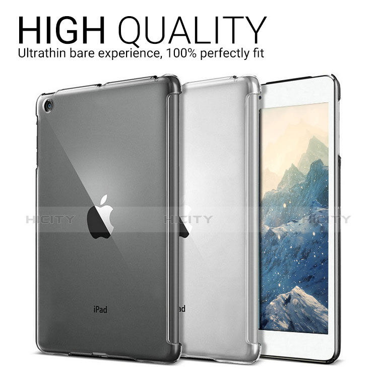 Funda Dura Cristal Plastico Rigida Transparente para Apple iPad 4 Claro