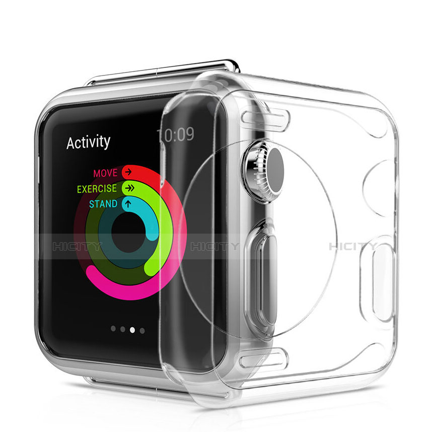 Funda Dura Cristal Plastico Rigida Transparente para Apple iWatch 2 42mm Claro