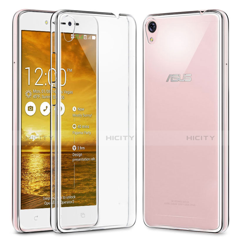 Funda Dura Cristal Plastico Rigida Transparente para Asus Zenfone Live ZB501KL Claro