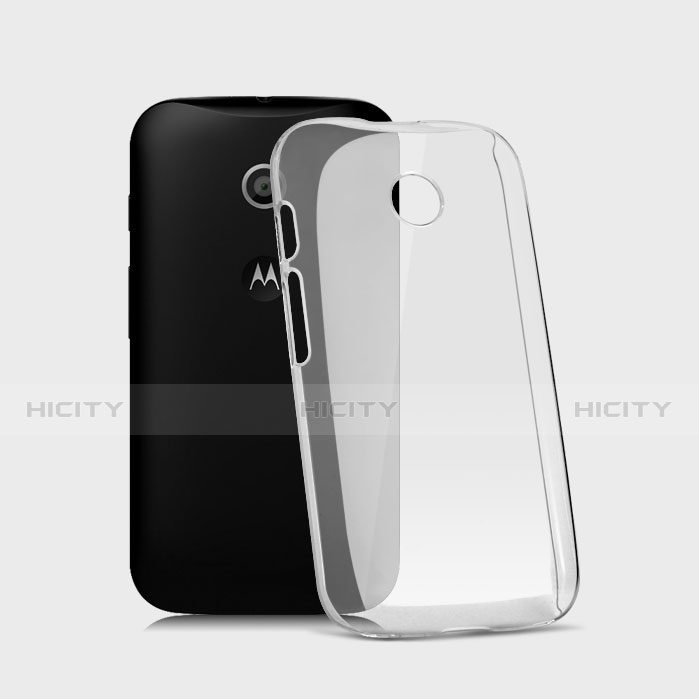 Funda Dura Cristal Plastico Rigida Transparente para Motorola Moto E XT1021 Claro