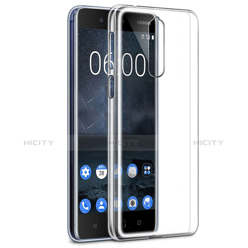 Funda Dura Cristal Plastico Rigida Transparente para Nokia 8 Claro