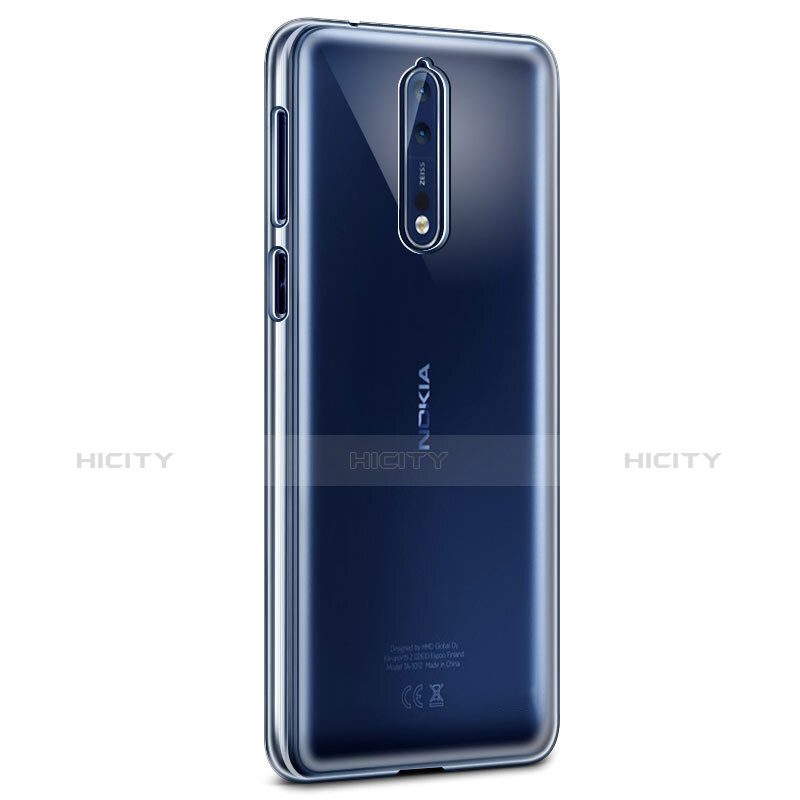 Funda Dura Cristal Plastico Rigida Transparente para Nokia 8 Claro