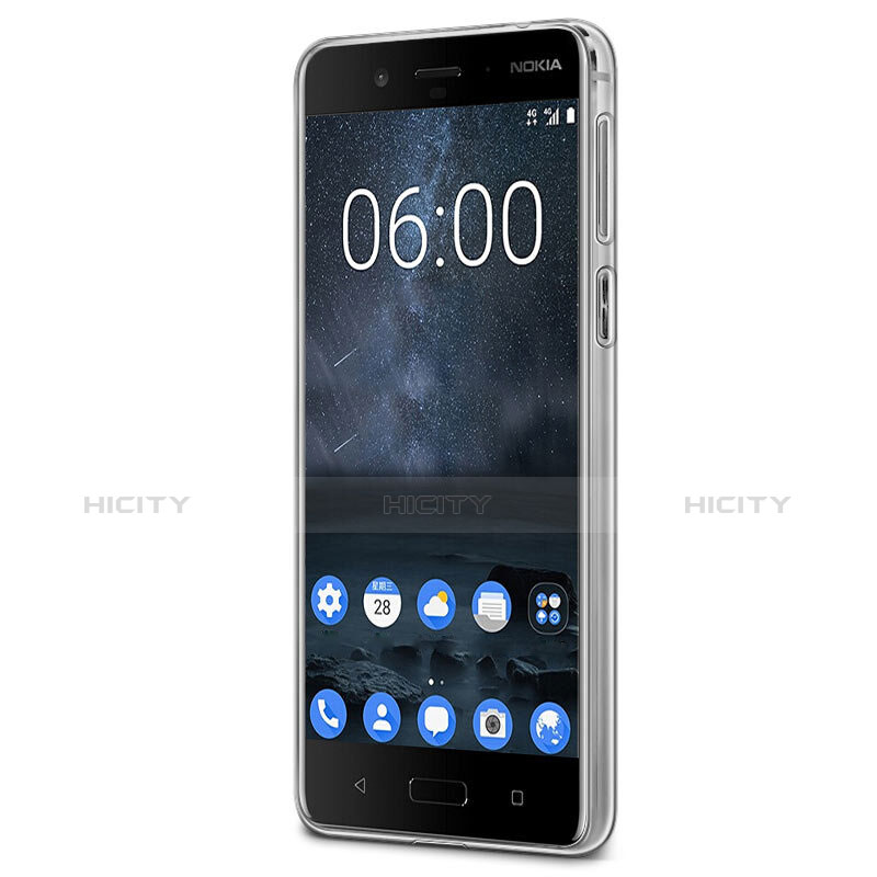 Funda Dura Cristal Plastico Rigida Transparente para Nokia 8 Claro