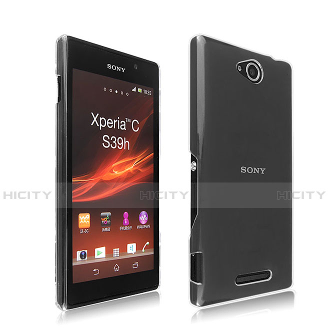 Funda Dura Cristal Plastico Rigida Transparente para Sony Xperia C S39h Claro