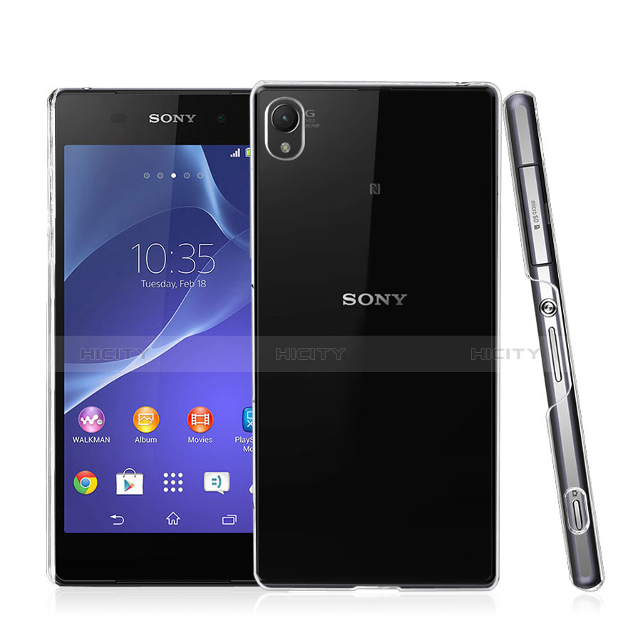 Funda Dura Cristal Plastico Rigida Transparente para Sony Xperia Z3+ Plus Claro