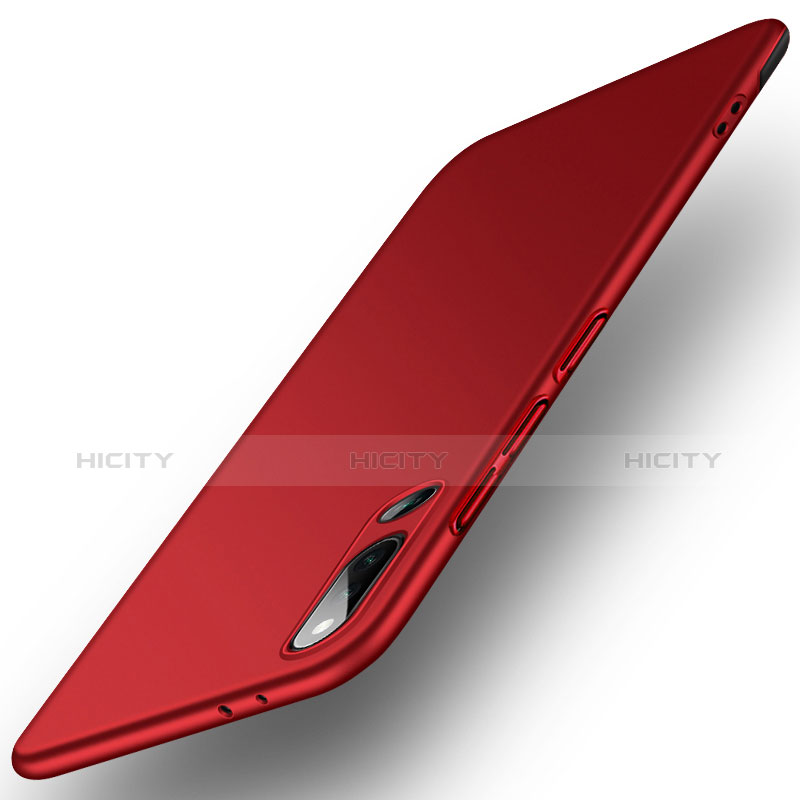 Funda Dura Plastico Rigida Carcasa Fino Arenisca para Huawei Honor Magic 2 Rojo