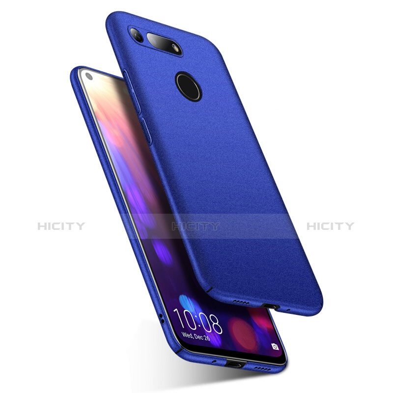 Funda Dura Plastico Rigida Carcasa Fino Arenisca para Huawei Honor V20 Azul