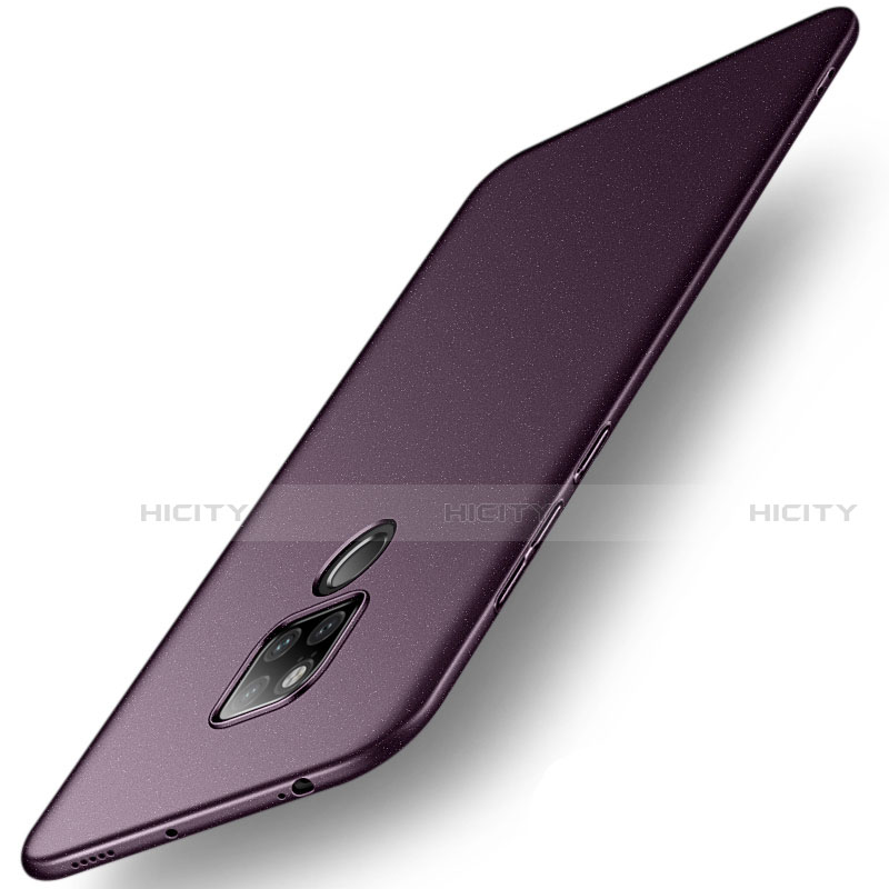 Funda Dura Plastico Rigida Carcasa Fino Arenisca para Huawei Mate 20 X 5G Morado