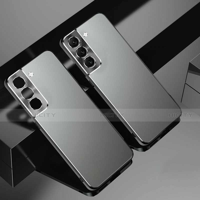 Funda Dura Plastico Rigida Carcasa Mate AT1 para Samsung Galaxy S21 5G Gris