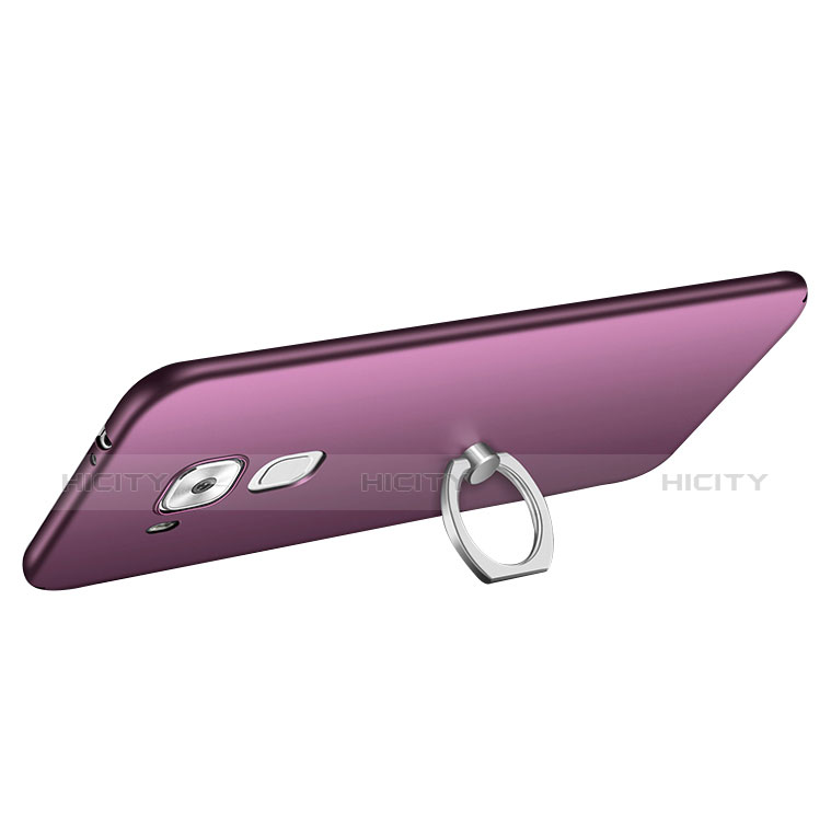 Funda Dura Plastico Rigida Carcasa Mate con Anillo de dedo Soporte A01 para Huawei Nova Plus