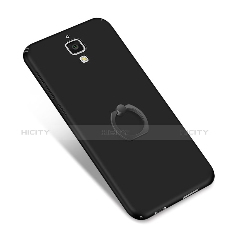 Funda Dura Plastico Rigida Carcasa Mate con Anillo de dedo Soporte A01 para Xiaomi Mi 4 LTE