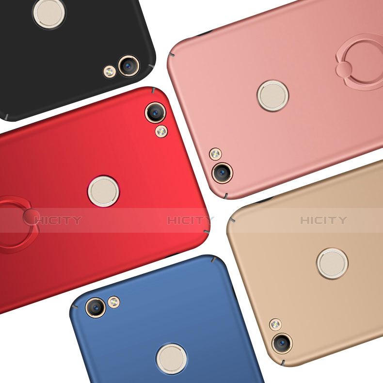 Funda Dura Plastico Rigida Carcasa Mate con Anillo de dedo Soporte A01 para Xiaomi Redmi Note 5A High Edition