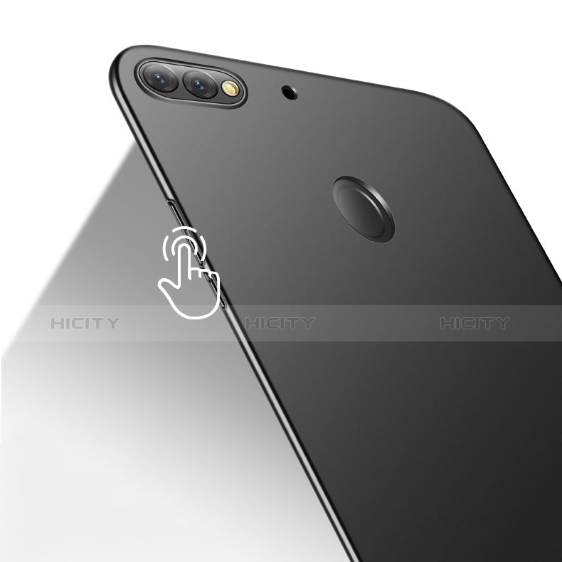 Funda Dura Plastico Rigida Carcasa Mate con Anillo de dedo Soporte A04 para Huawei Honor 7C