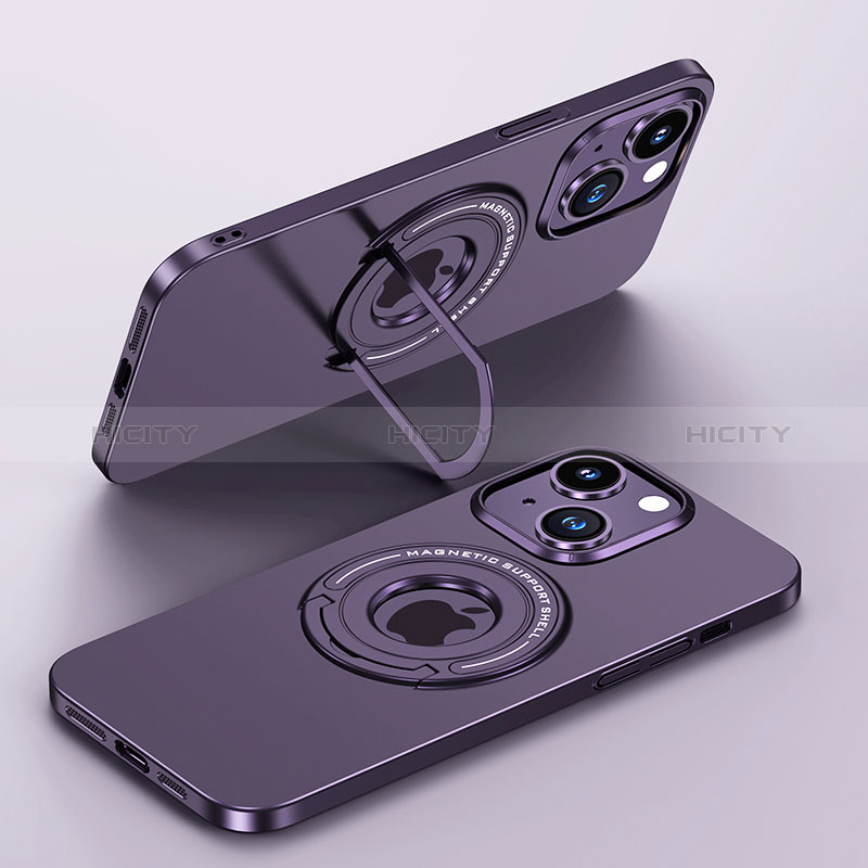 Funda Dura Plastico Rigida Carcasa Mate con Mag-Safe Magnetic JB1 para Apple iPhone 13 Morado