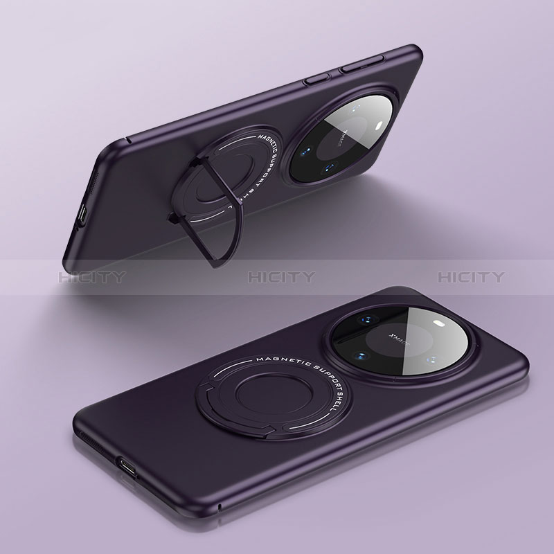 Funda Dura Plastico Rigida Carcasa Mate con Mag-Safe Magnetic para Huawei Mate 60 Pro Morado