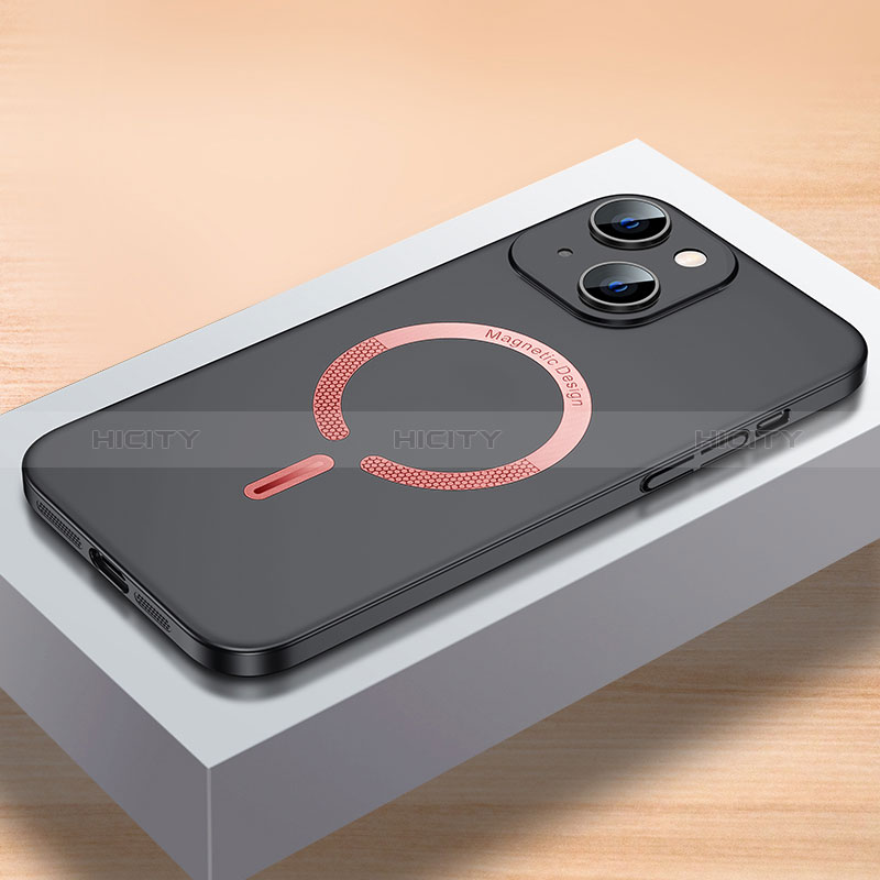 Funda Dura Plastico Rigida Carcasa Mate con Mag-Safe Magnetic QC1 para Apple iPhone 15