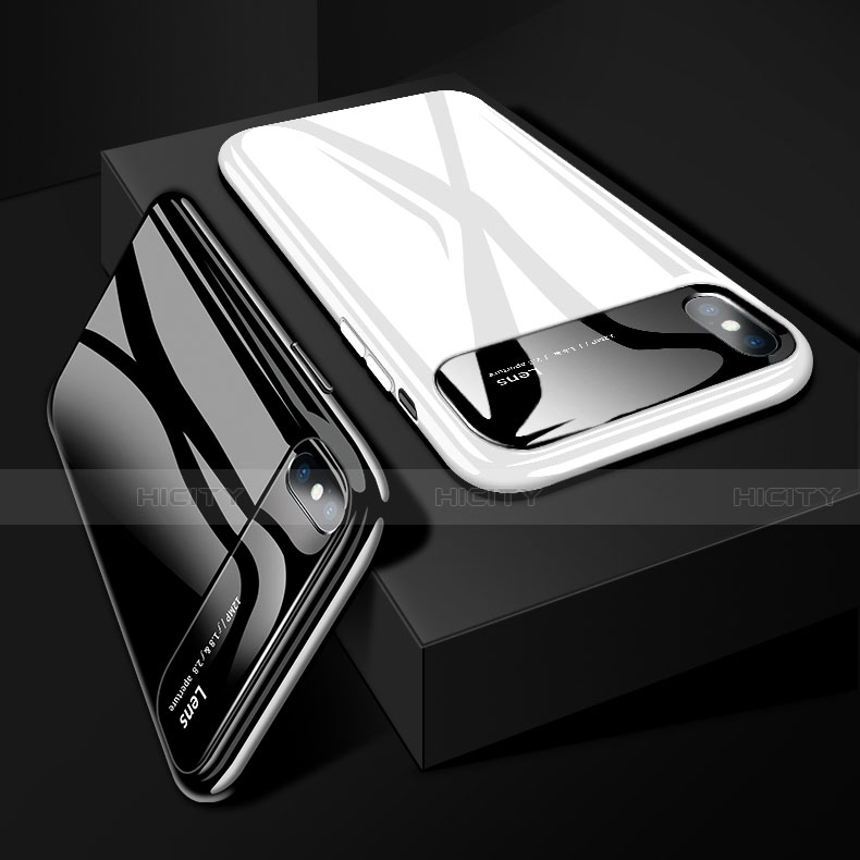 Funda Dura Plastico Rigida Carcasa Mate con Magnetico Anillo de dedo Soporte A01 para Apple iPhone Xs