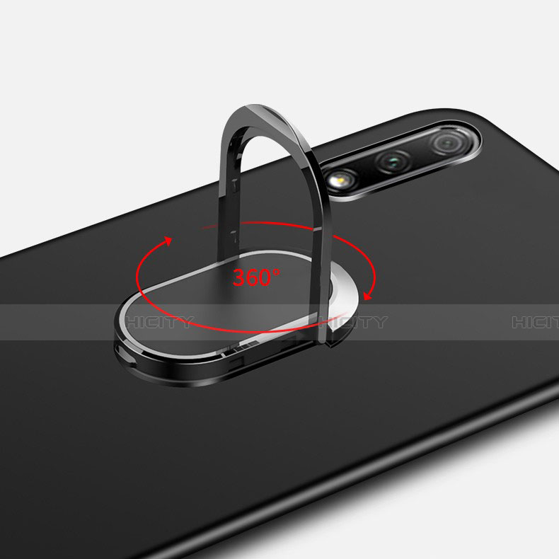 Funda Dura Plastico Rigida Carcasa Mate con Magnetico Anillo de dedo Soporte A01 para Huawei Honor 9X