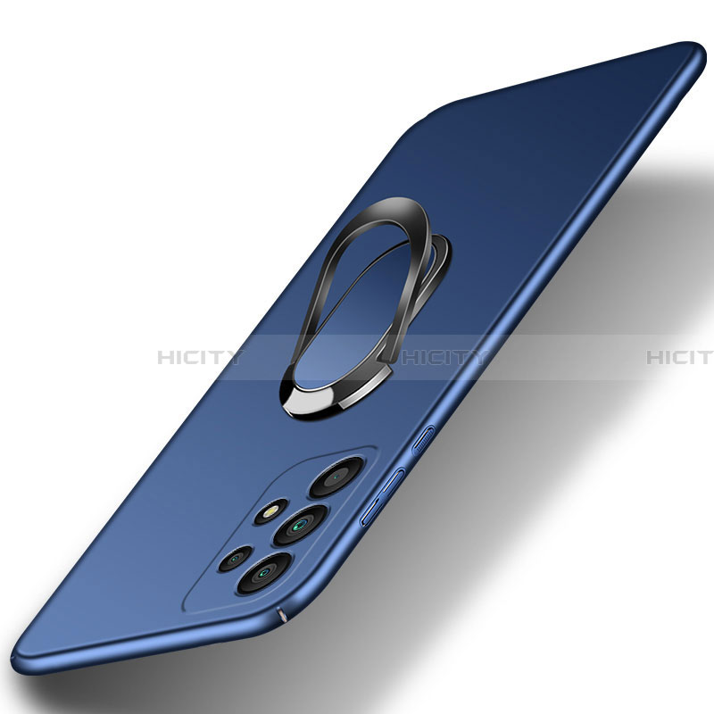 Funda Dura Plastico Rigida Carcasa Mate con Magnetico Anillo de dedo Soporte A01 para Samsung Galaxy A23 4G