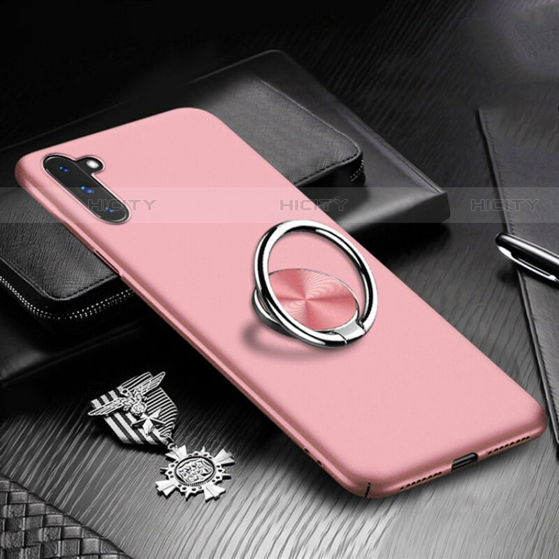 Funda Dura Plastico Rigida Carcasa Mate con Magnetico Anillo de dedo Soporte A01 para Samsung Galaxy Note 10