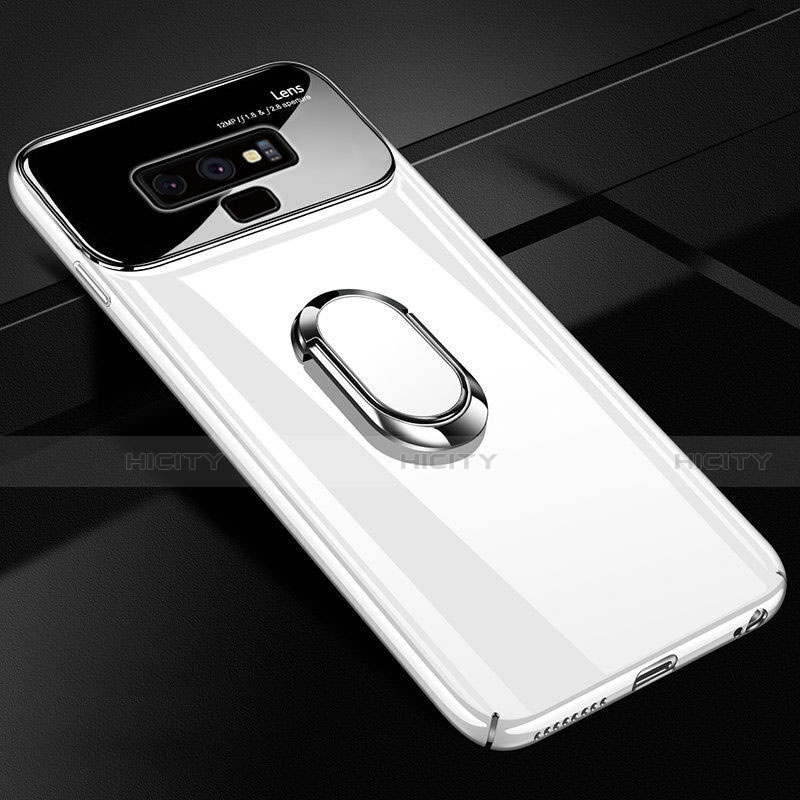 Funda Dura Plastico Rigida Carcasa Mate con Magnetico Anillo de dedo Soporte A01 para Samsung Galaxy Note 9