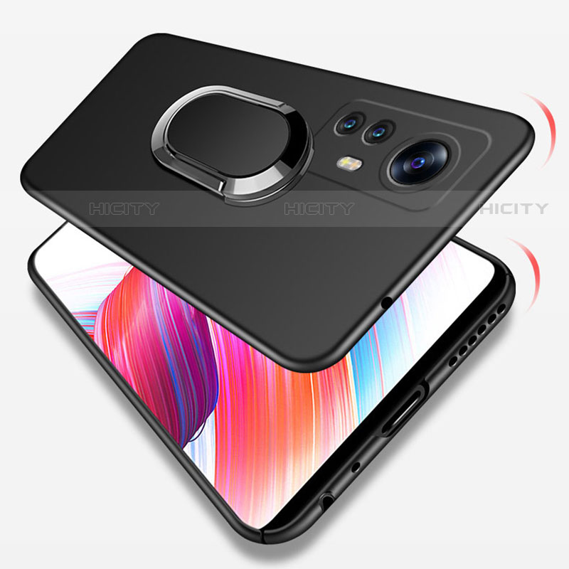 Funda Dura Plastico Rigida Carcasa Mate con Magnetico Anillo de dedo Soporte A01 para Xiaomi Mi 12S 5G