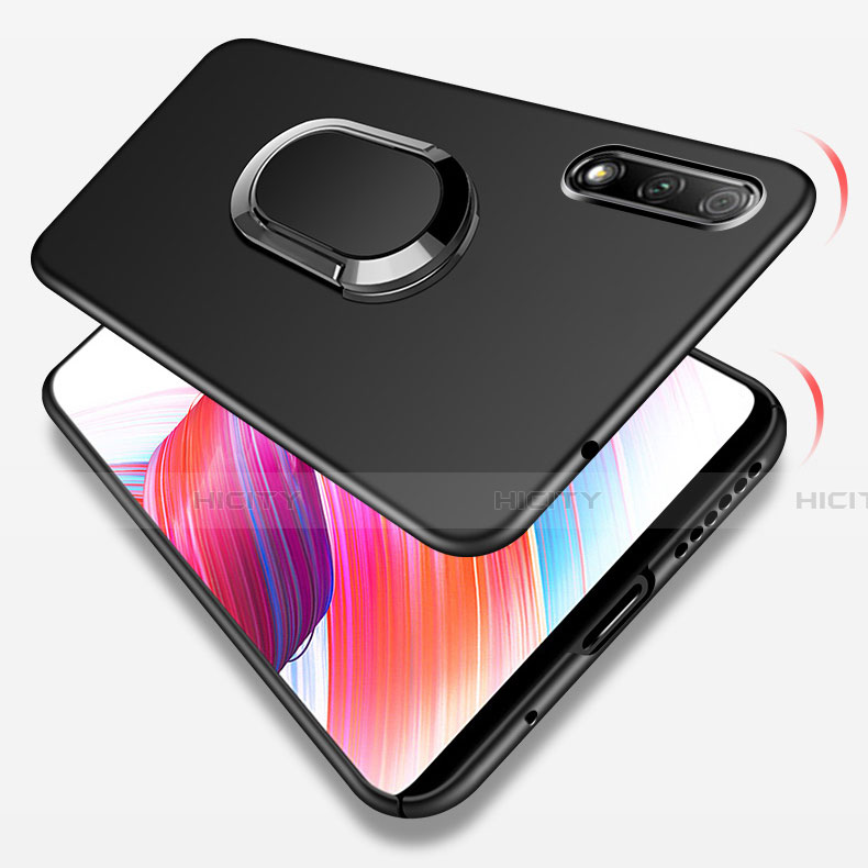 Funda Dura Plastico Rigida Carcasa Mate con Magnetico Anillo de dedo Soporte A04 para Huawei P Smart Z (2019)