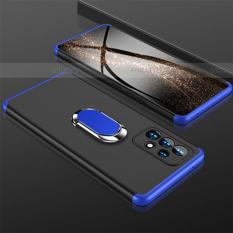 Funda Dura Plastico Rigida Carcasa Mate con Magnetico Anillo de dedo Soporte GK1 para Samsung Galaxy A53 5G