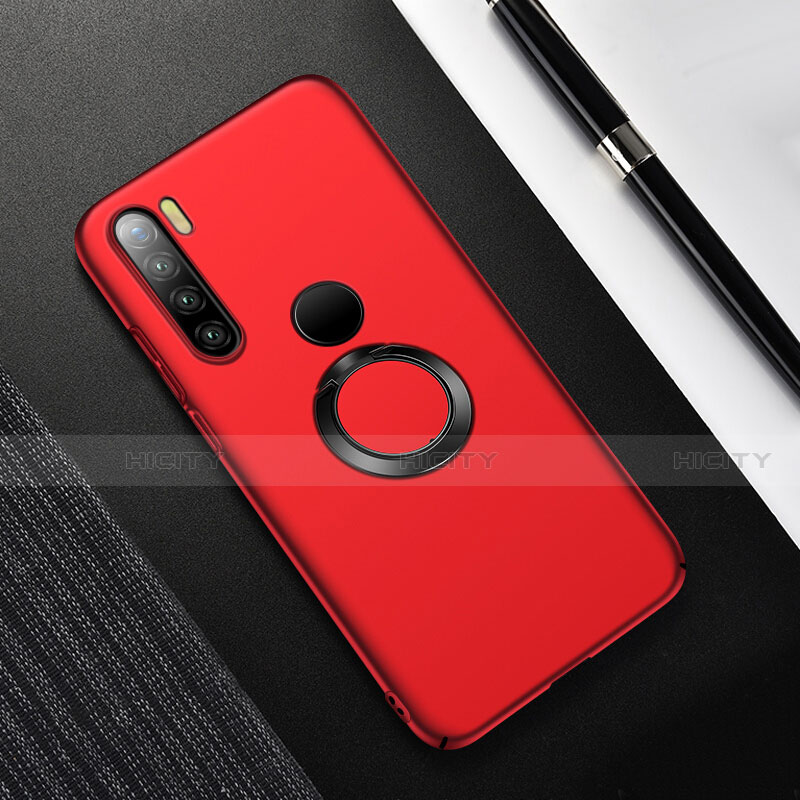 Funda Dura Plastico Rigida Carcasa Mate con Magnetico Anillo de dedo Soporte P02 para Xiaomi Redmi Note 8