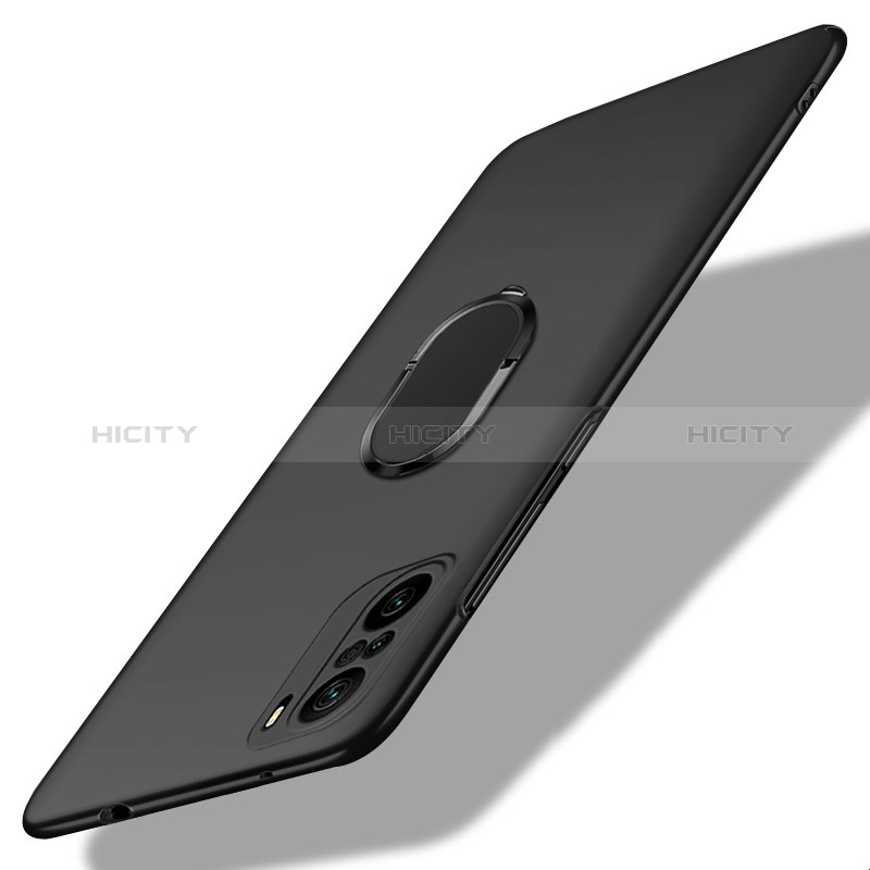 Funda Dura Plastico Rigida Carcasa Mate con Magnetico Anillo de dedo Soporte para Xiaomi Mi 11i 5G