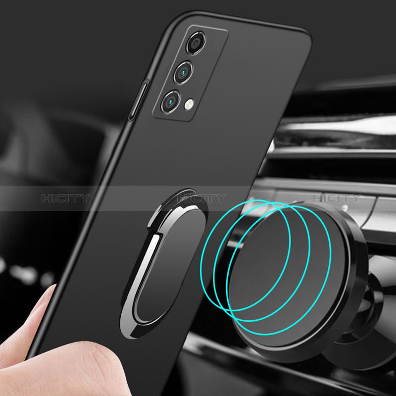 Funda Dura Plastico Rigida Carcasa Mate con Magnetico Anillo de dedo Soporte S01 para Realme GT Master 5G