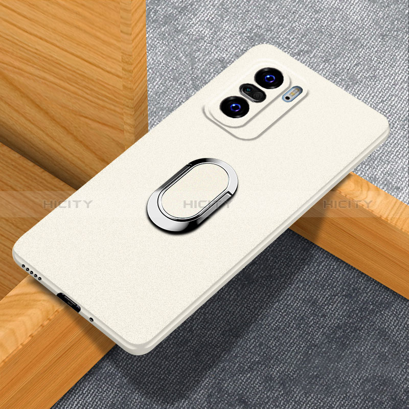 Funda Dura Plastico Rigida Carcasa Mate con Magnetico Anillo de dedo Soporte S01 para Xiaomi Mi 11X 5G