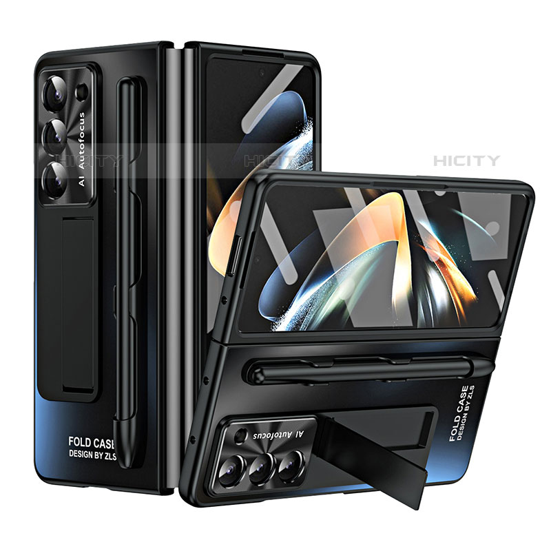 Funda Dura Plastico Rigida Carcasa Mate con Soporte ZL2 para Samsung Galaxy Z Fold5 5G